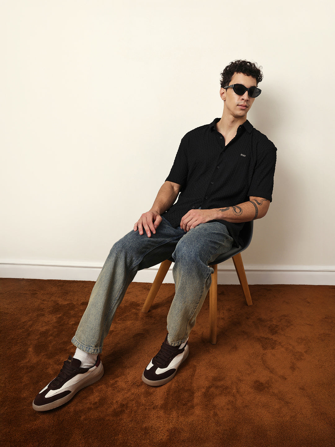 Men Modern Fit Casual Shirt