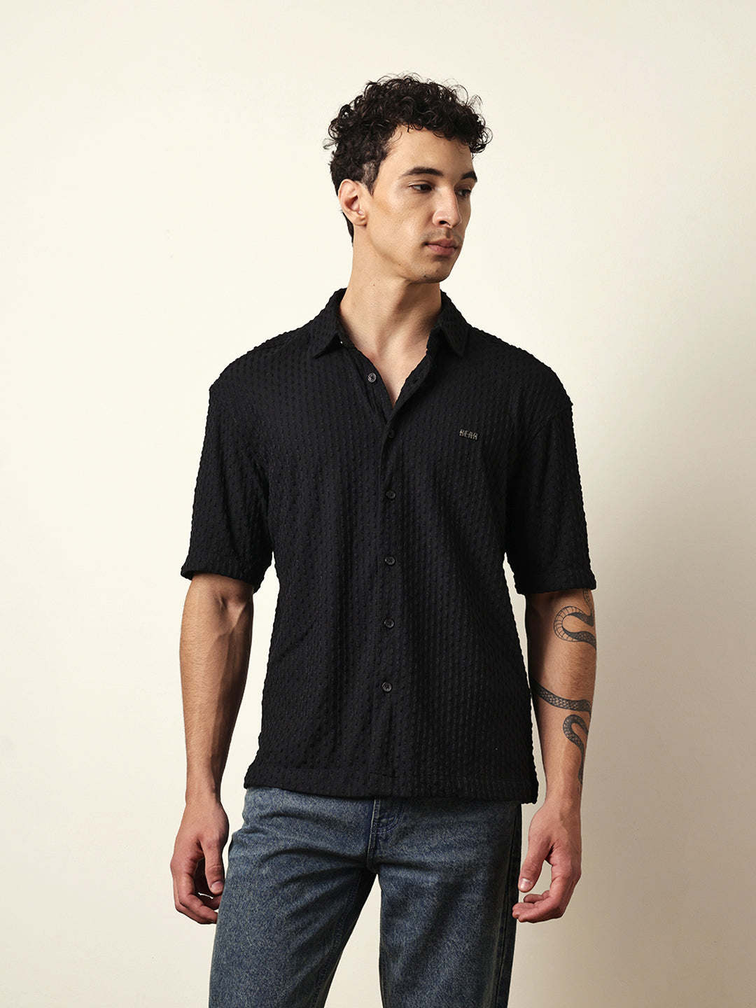 Men Modern Fit Casual Shirt