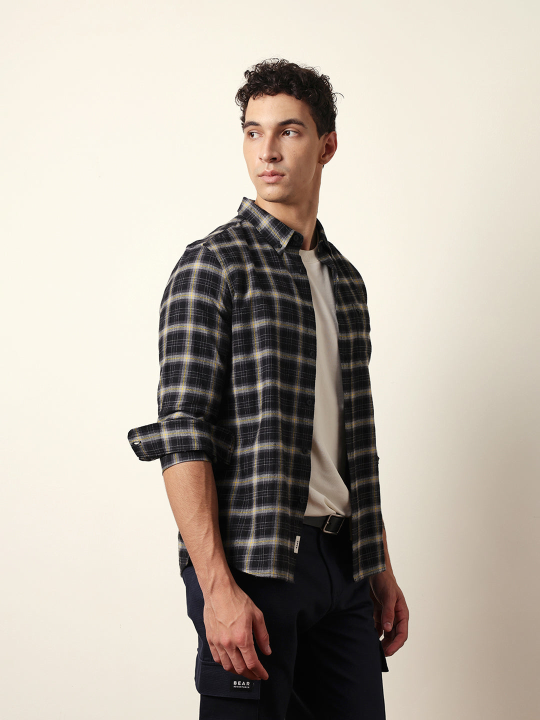 Men Modern Fit Casual Shirt