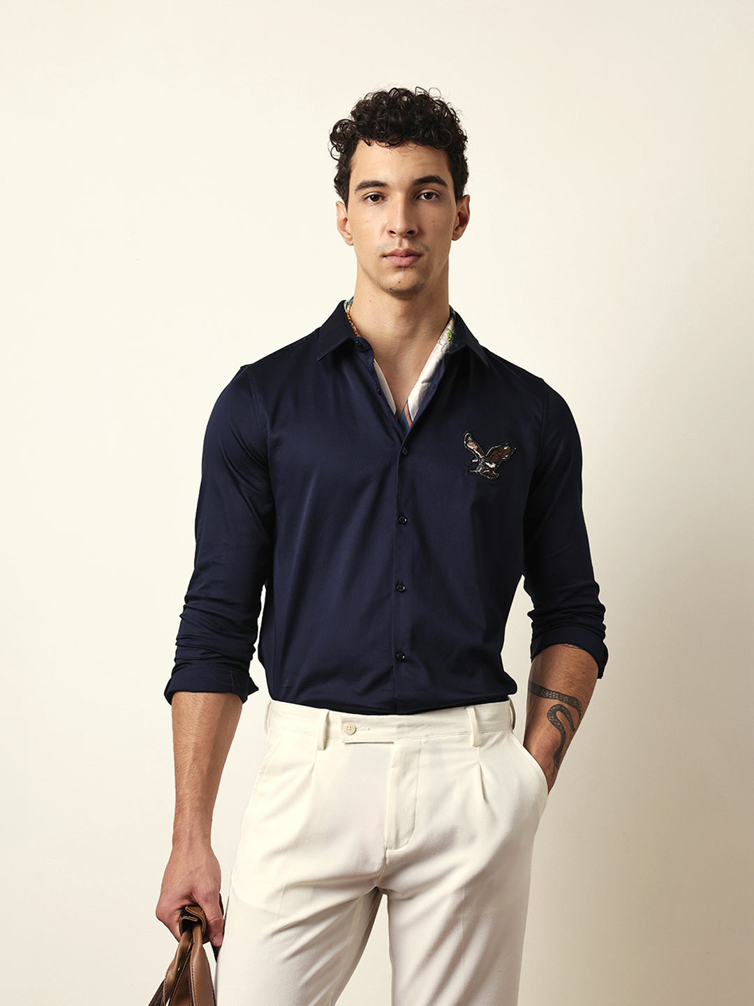 Men Modern Fit Casual Shirt