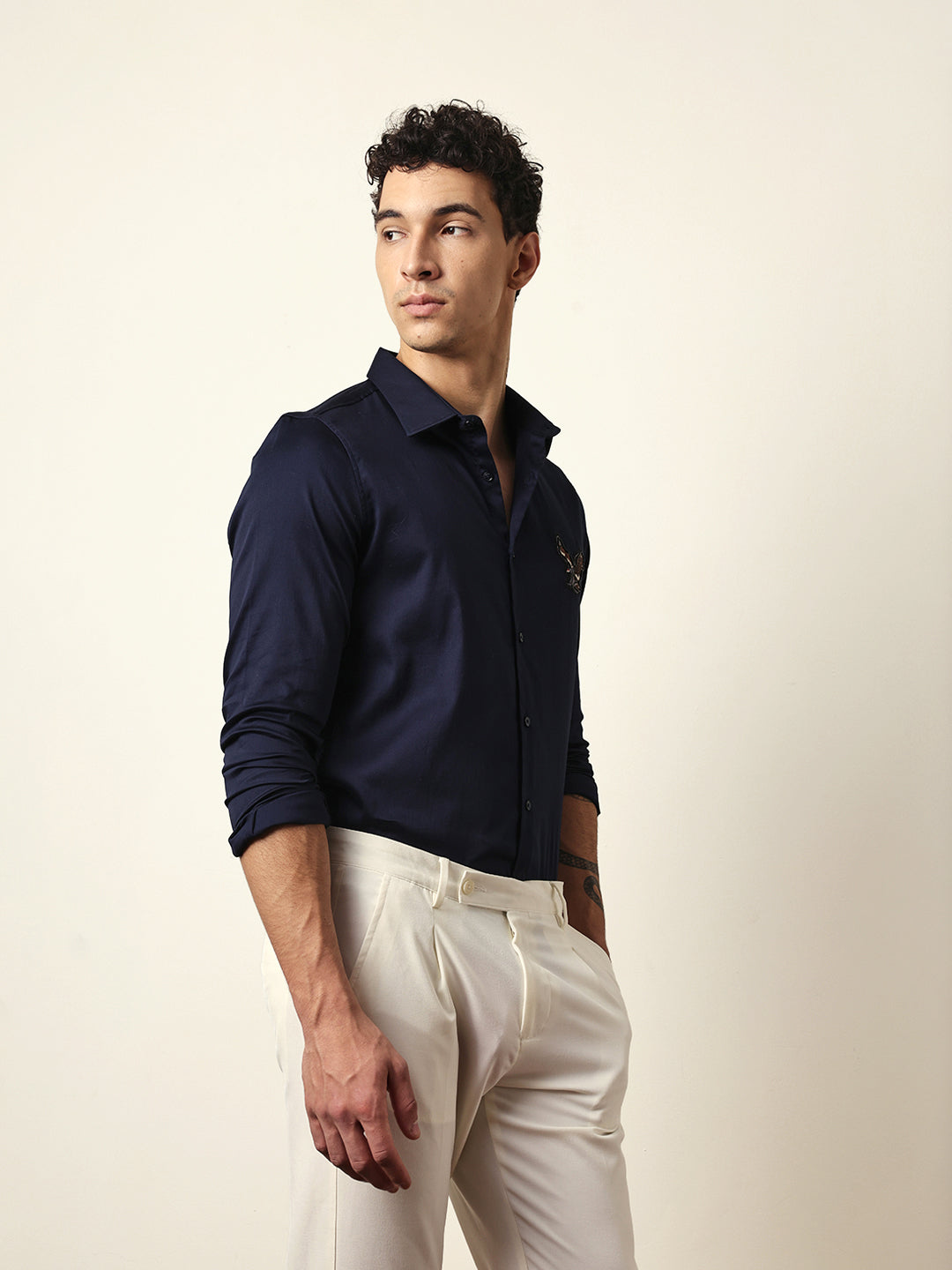 Men Modern Fit Casual Shirt