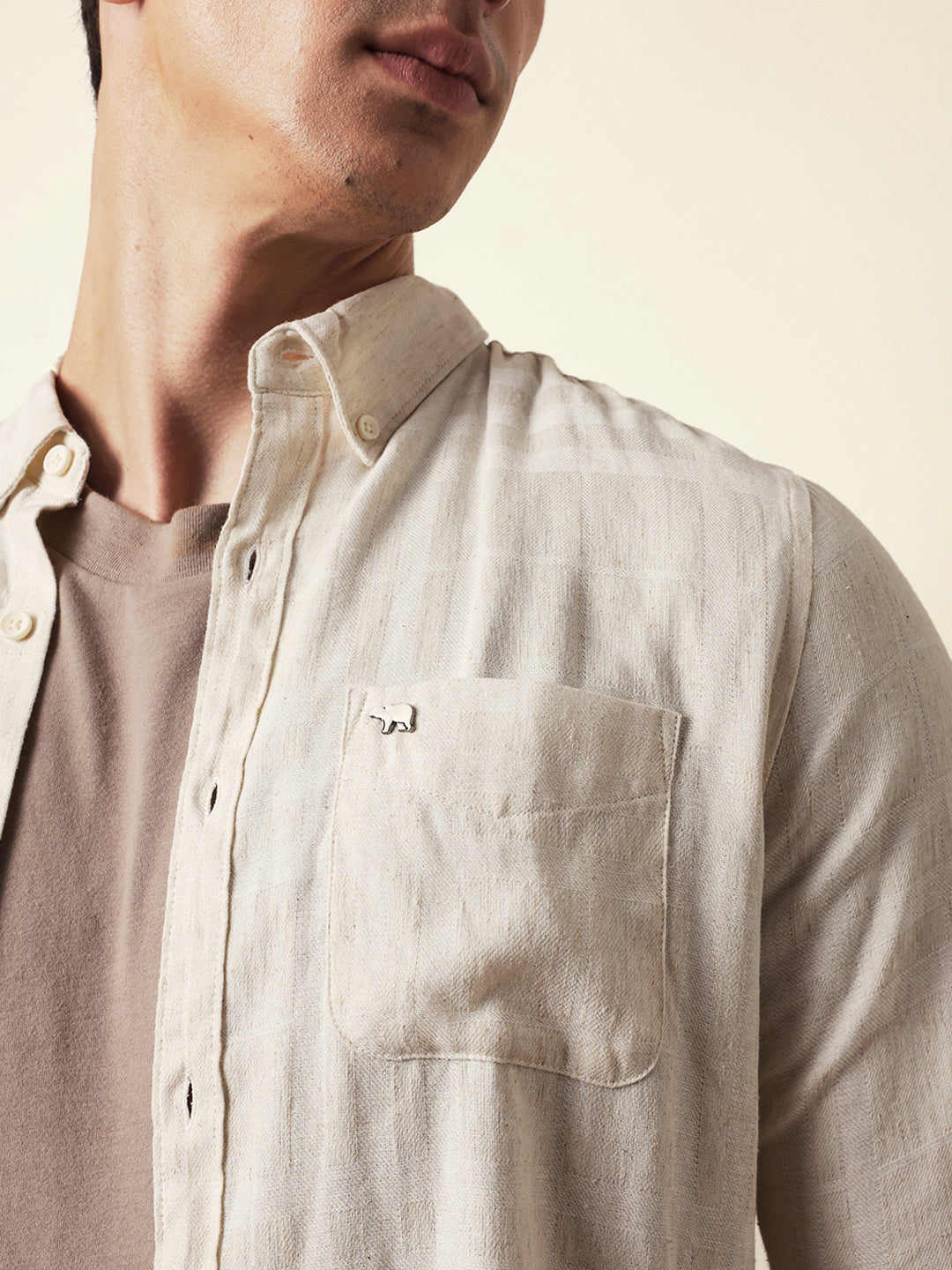 Men Modern Fit Casual Shirt