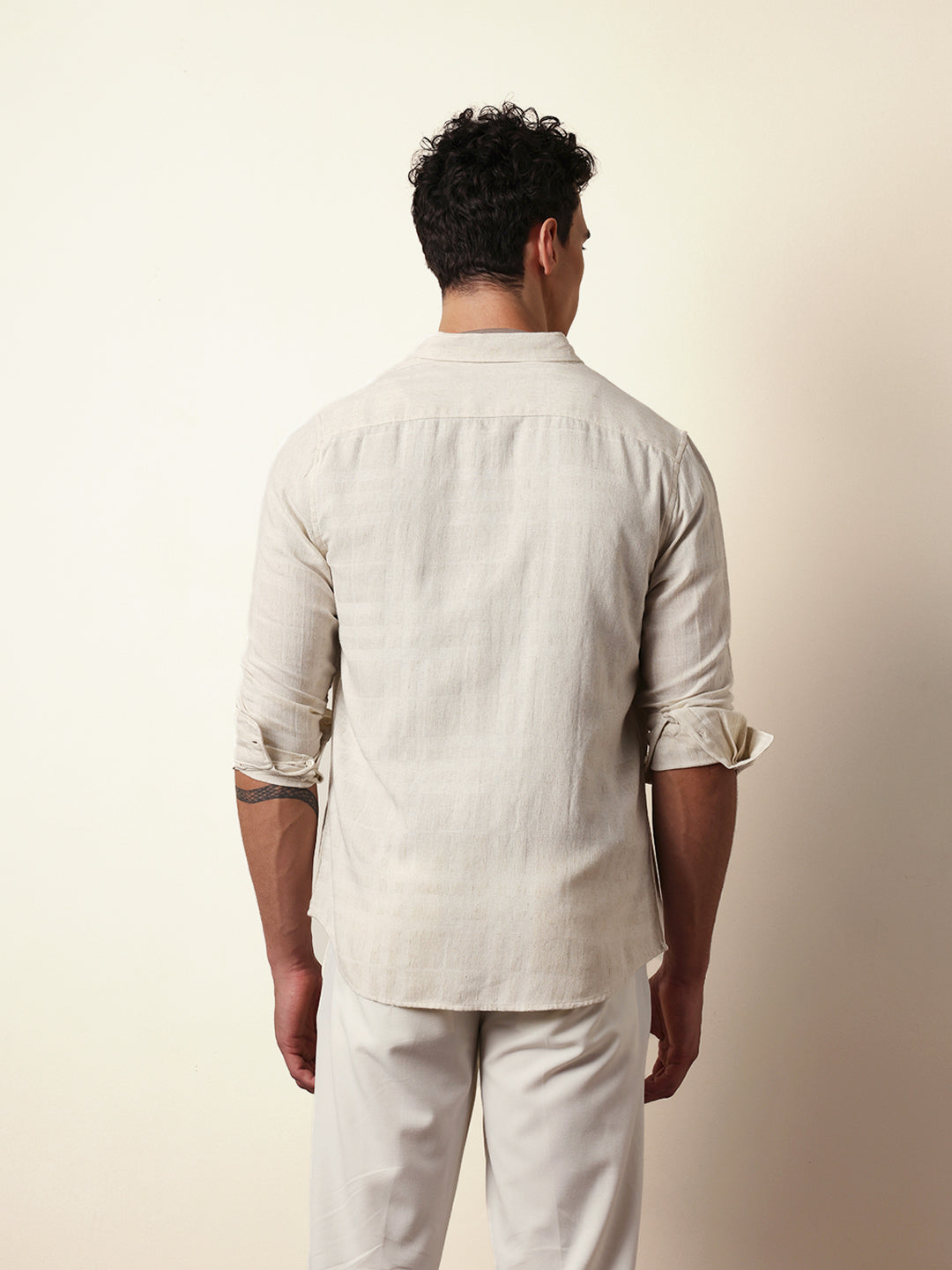 Men Modern Fit Casual Shirt