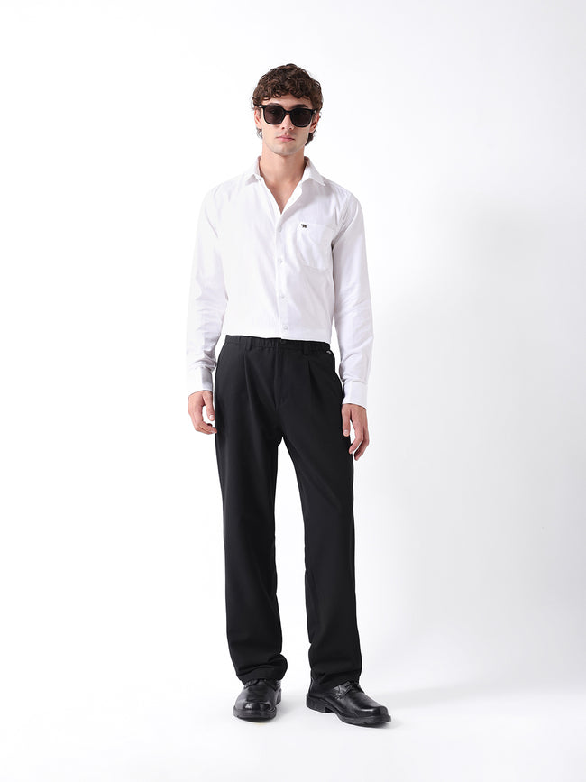 Men White Formal Shirt