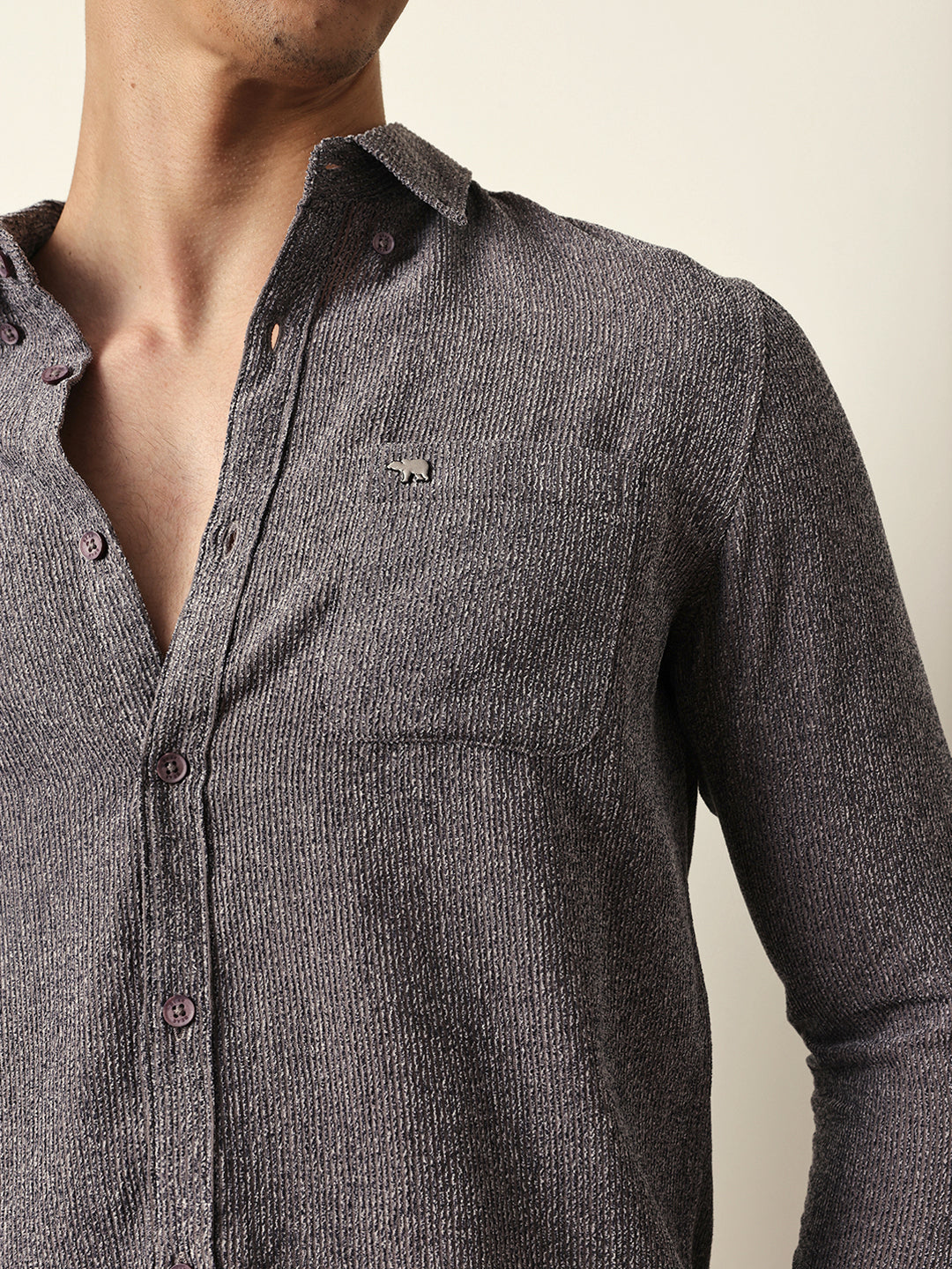 Men Modern Fit Casual Shirt
