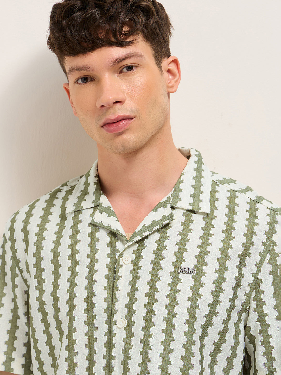 Men Green Casual Shirt