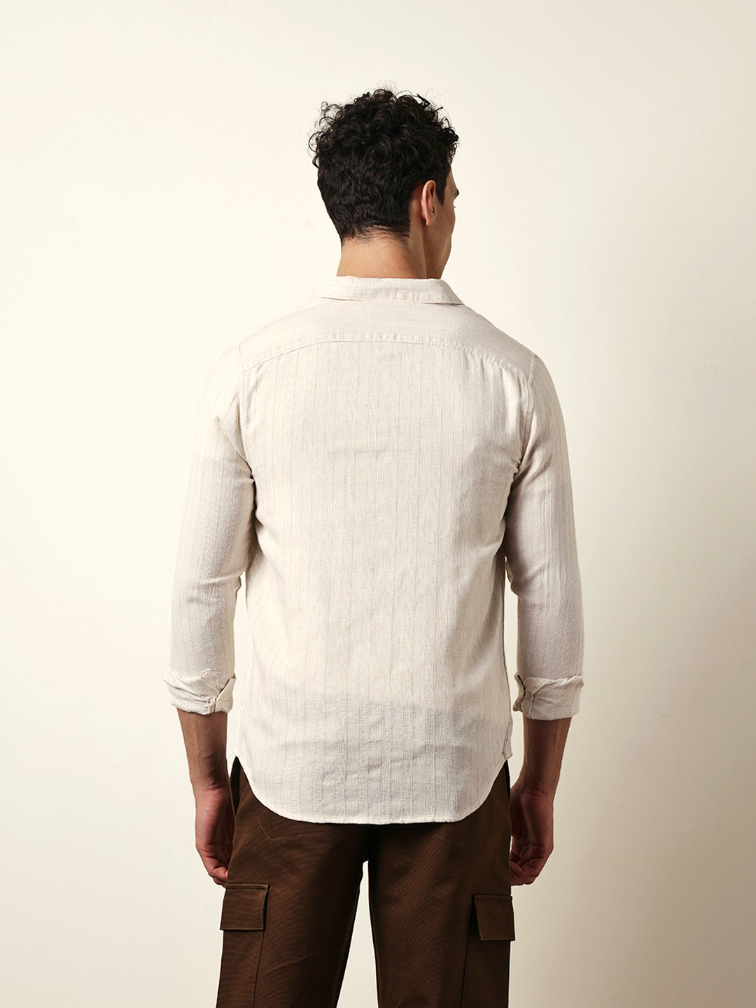 Men Modern Fit Casual Shirt