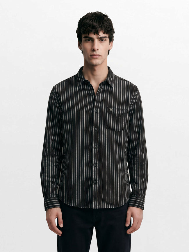 Men Black Casual Shirt