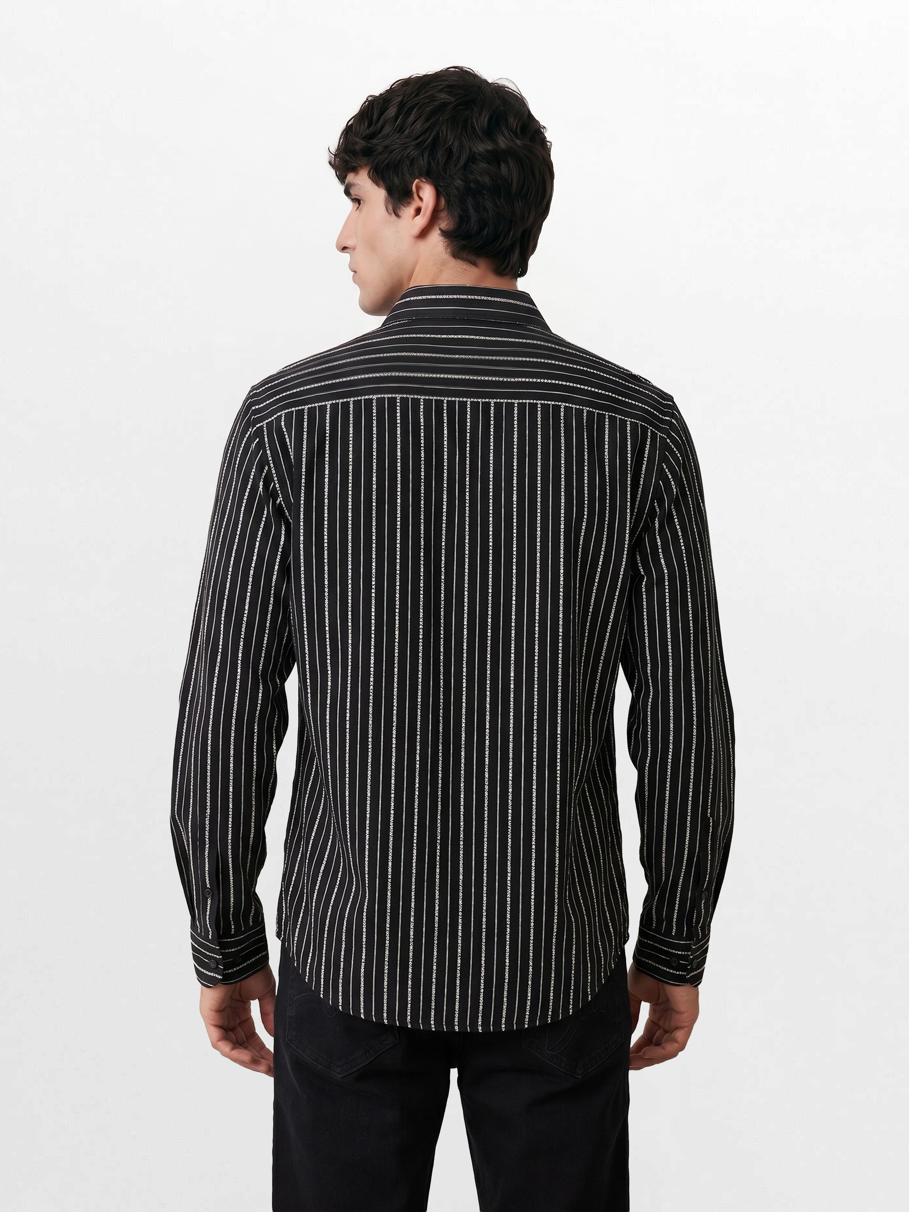 Men Black Casual Shirt