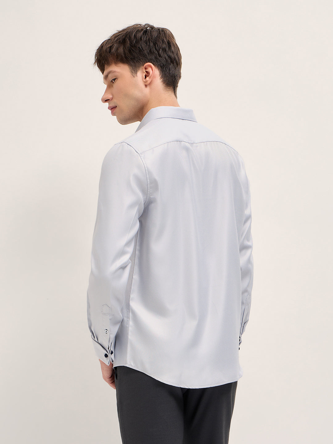 Men Grey Formal Shirt