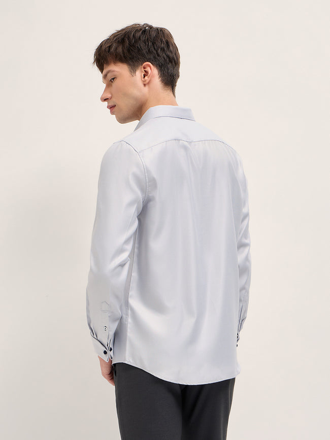 Men Grey Formal Shirt