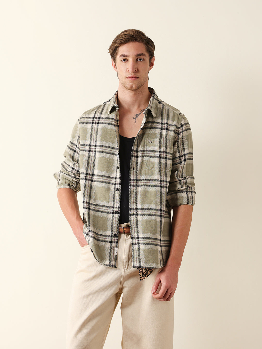 Men Long Sleeves Shirt