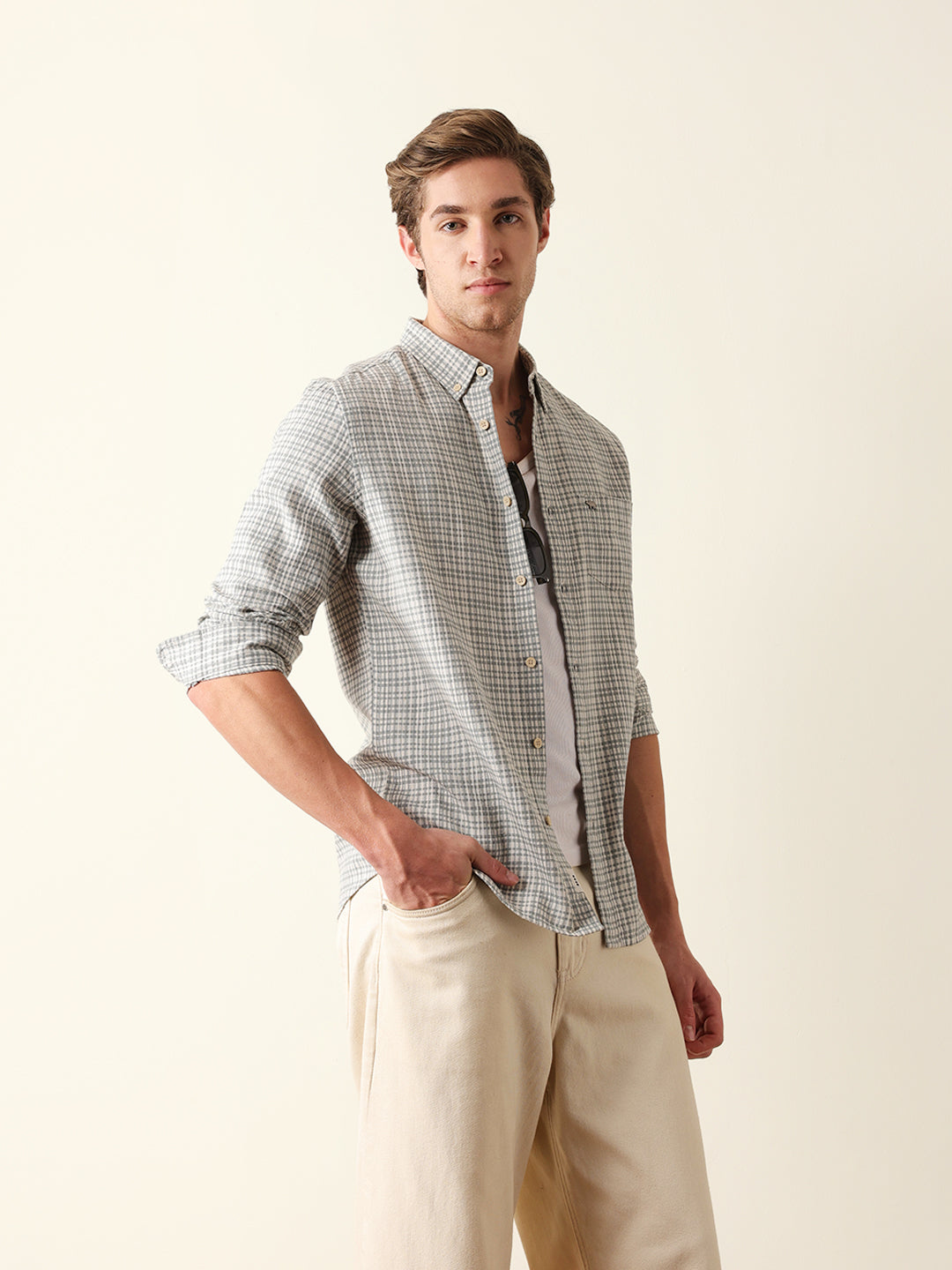 Men Long Sleeves Shirt