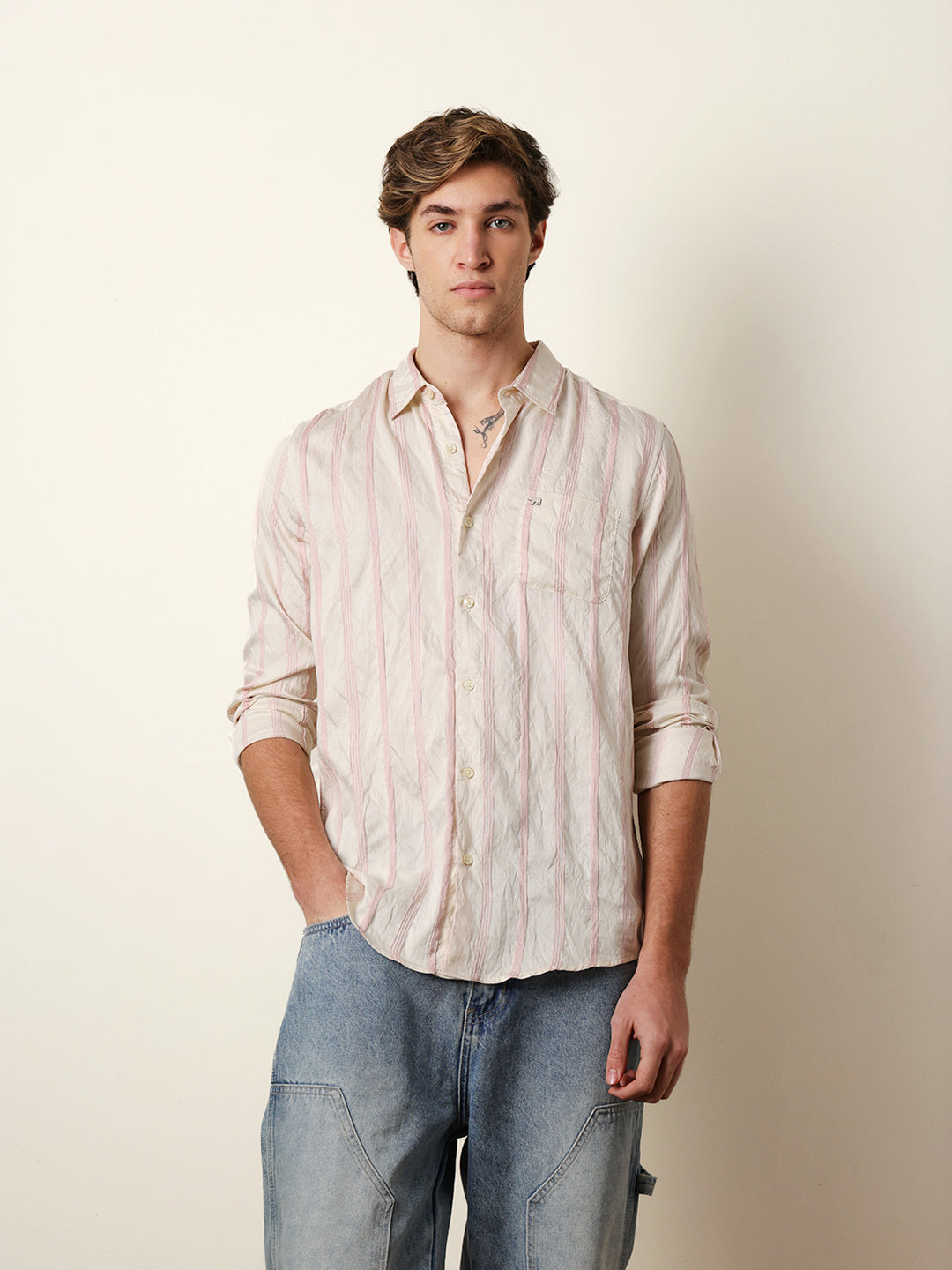 Men Long Sleeves Shirt