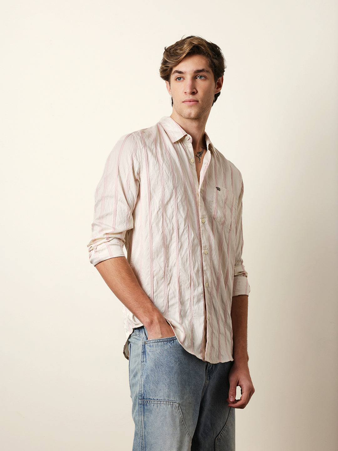 Men Long Sleeves Shirt