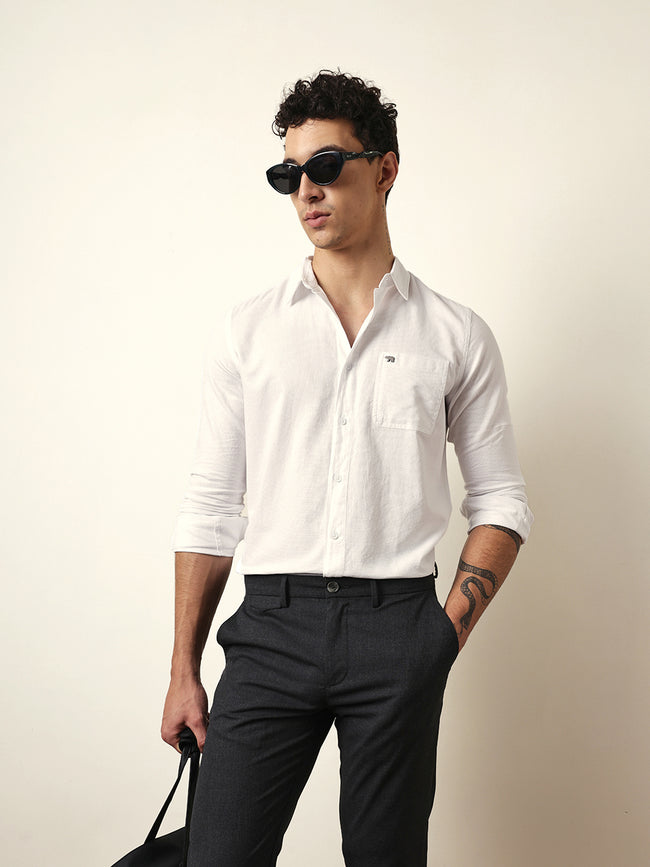 Men Modern Fit Casual Shirt