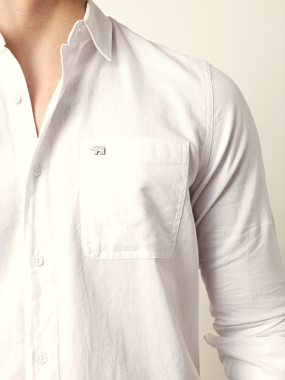 Men Modern Fit Casual Shirt