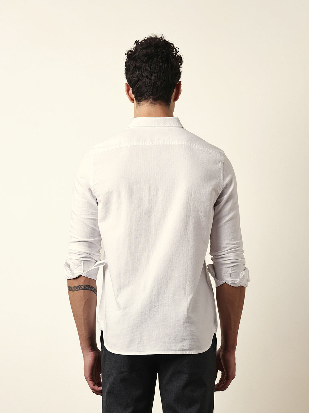 Men Modern Fit Casual Shirt