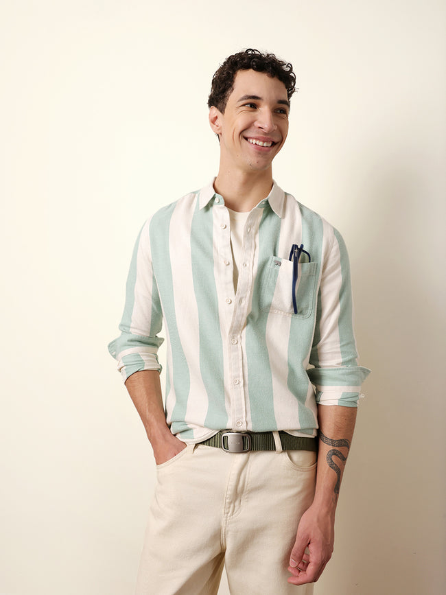 Men Checked Casual Full-Sleeve Shirt