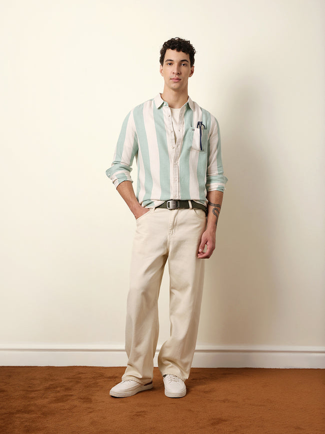 Men Checked Casual Full-Sleeve Shirt