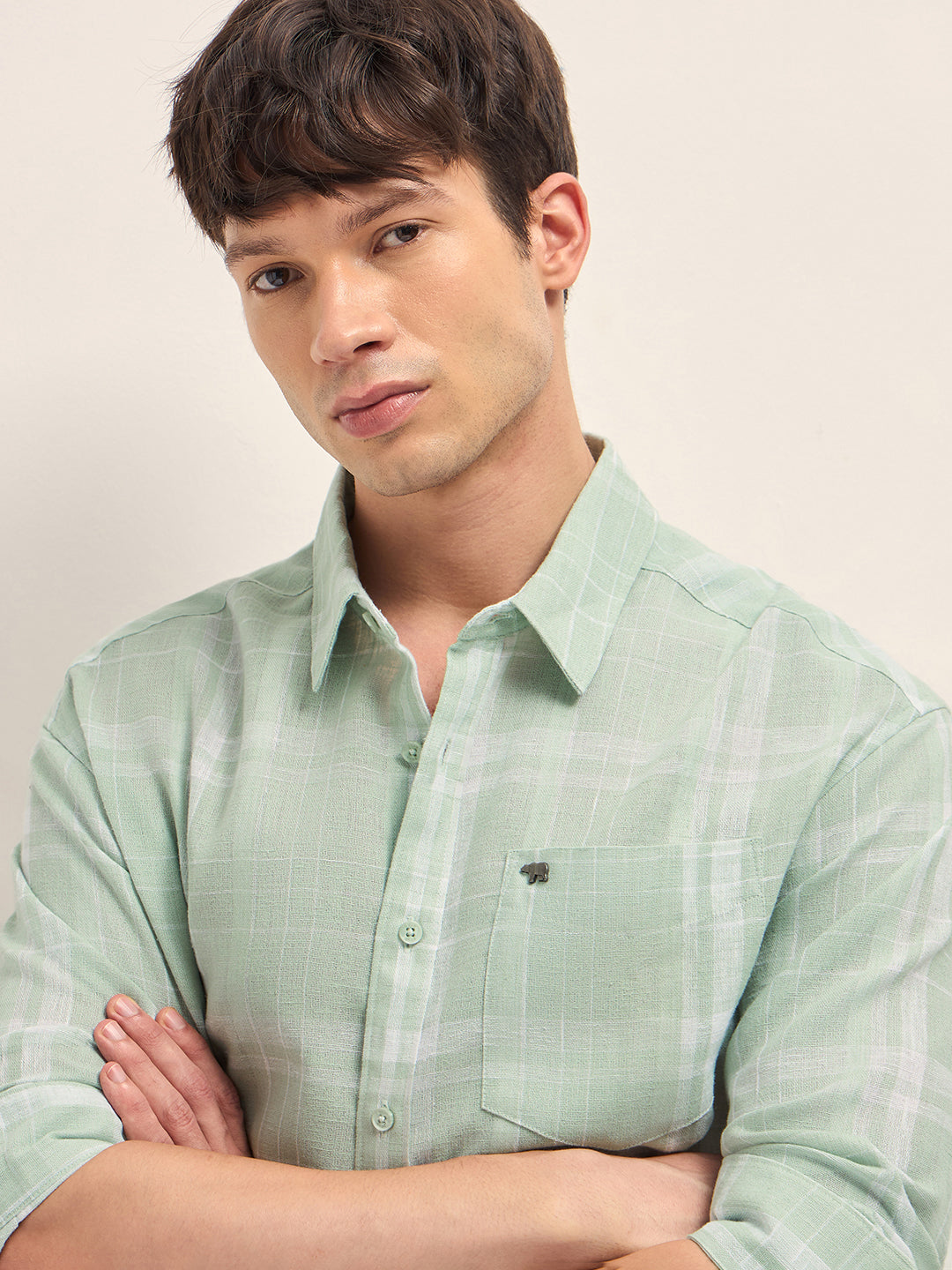 Men Checked Casual Shirt