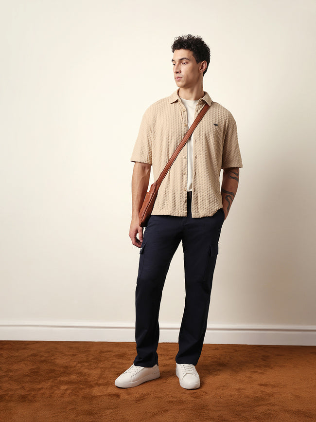 Men Modern Fit Casual Shirt