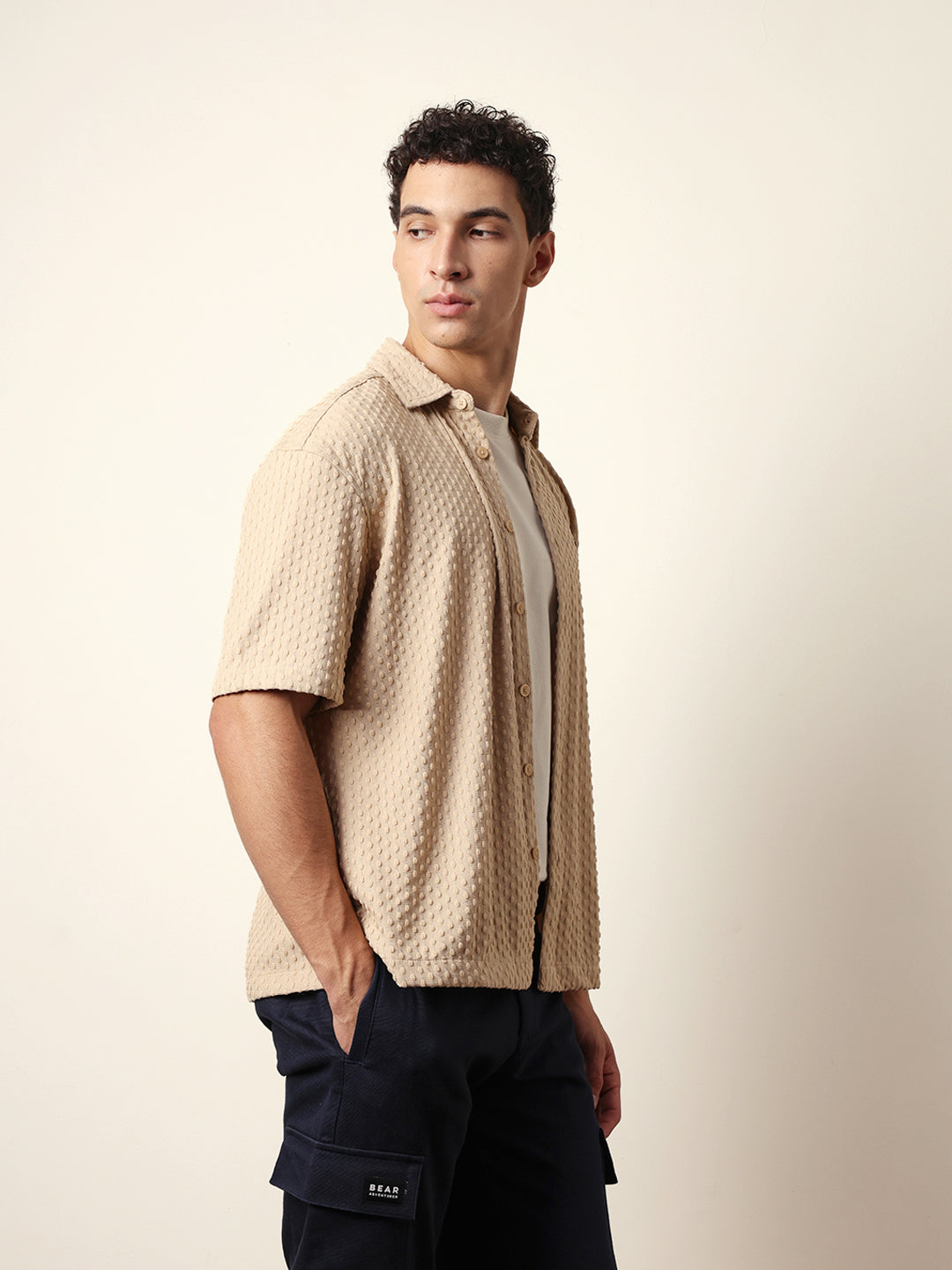 Men Modern Fit Casual Shirt