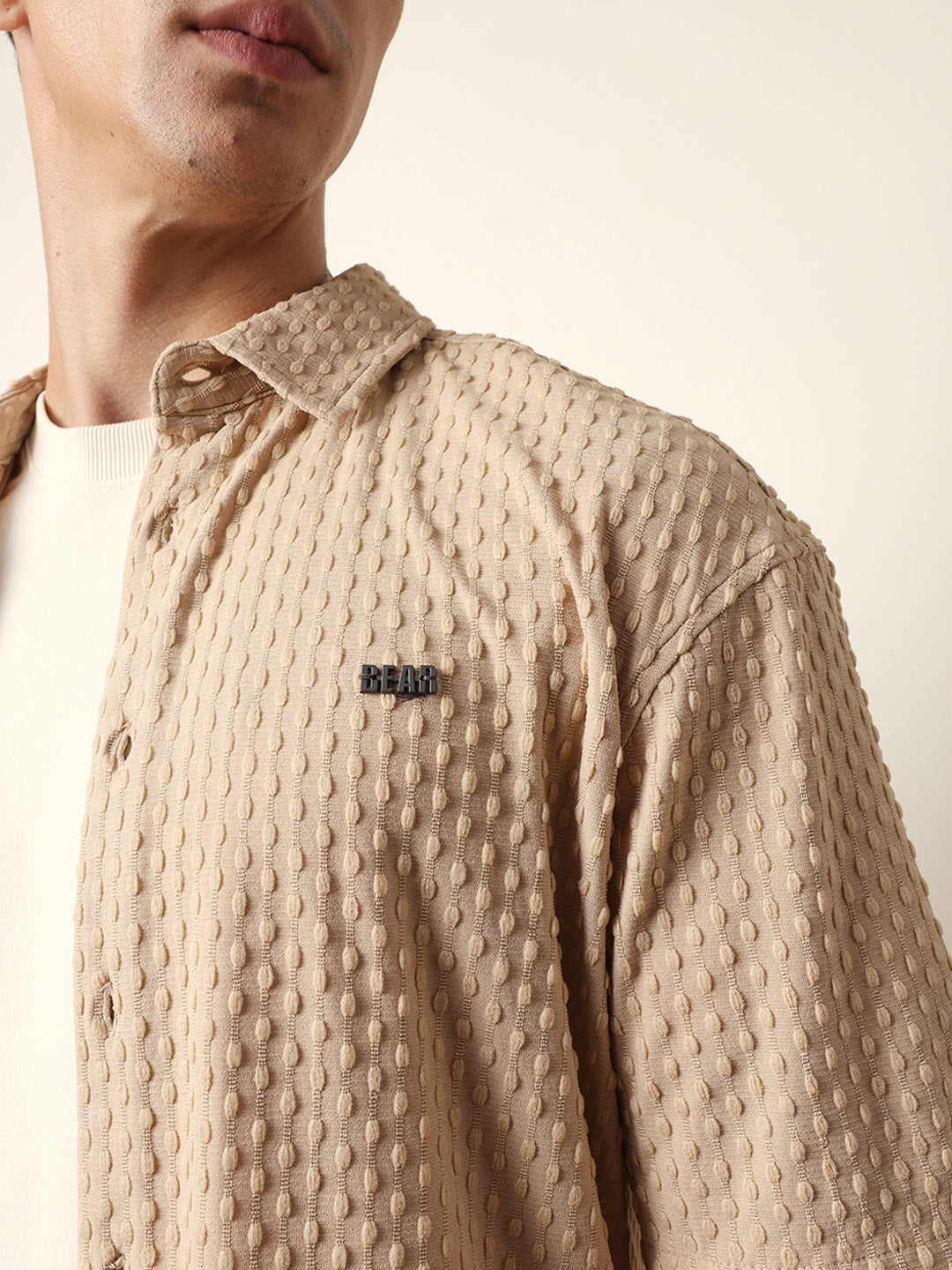 Men Modern Fit Casual Shirt