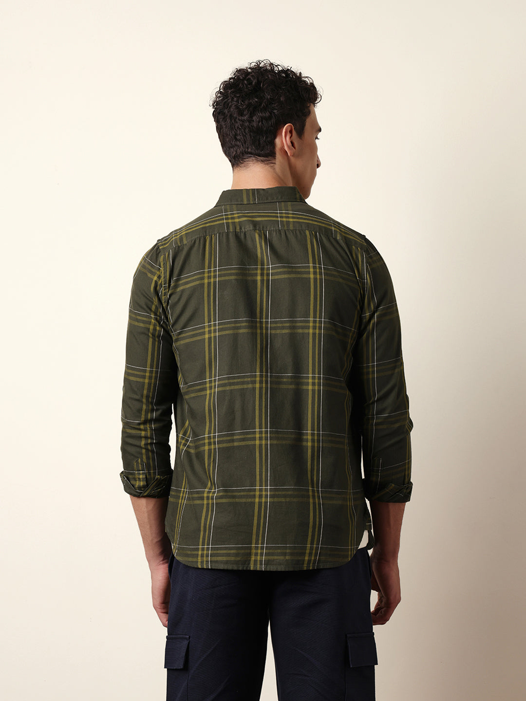 Men Modern Fit Casual Shirt