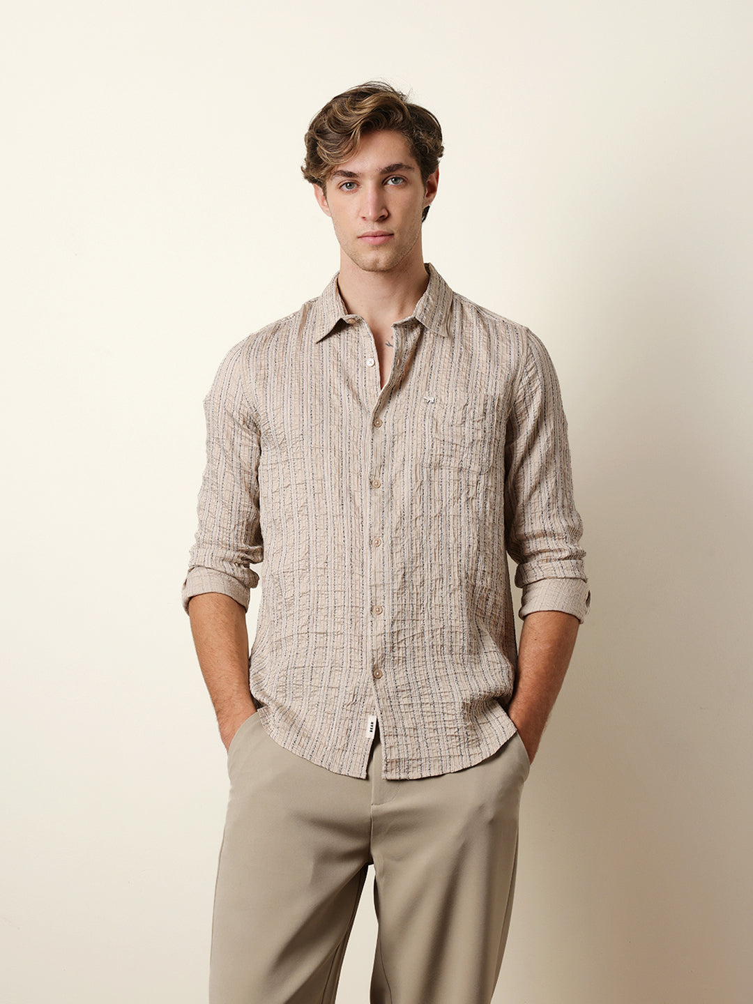 Men Long Sleeves Shirt