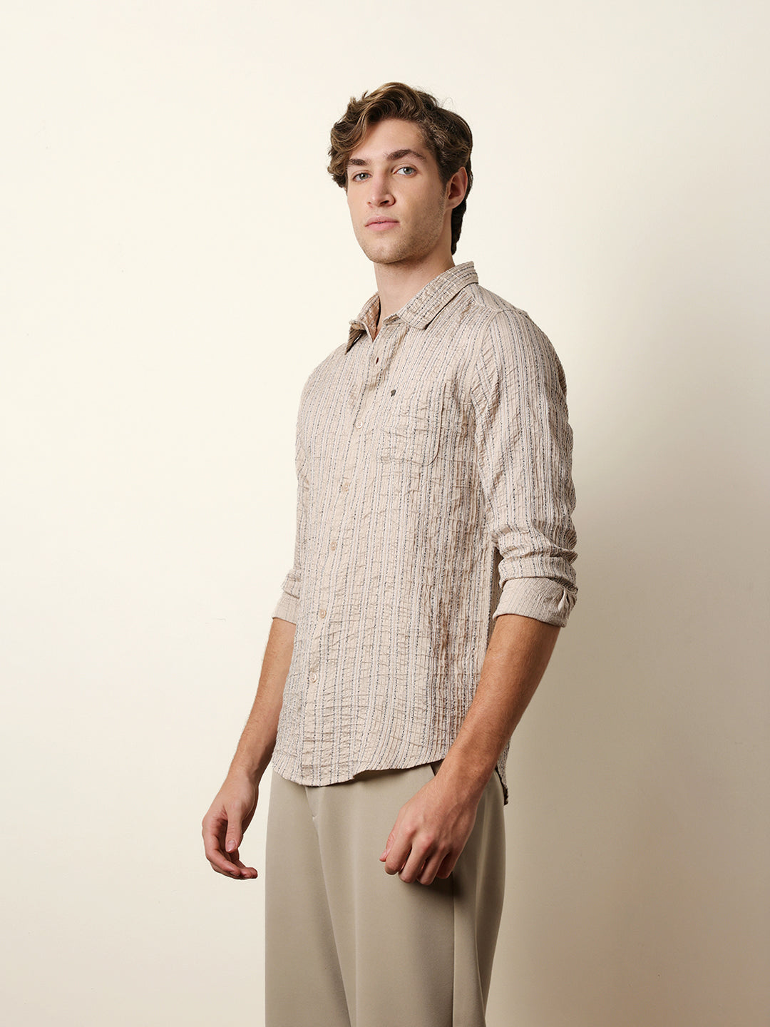 Men Long Sleeves Shirt
