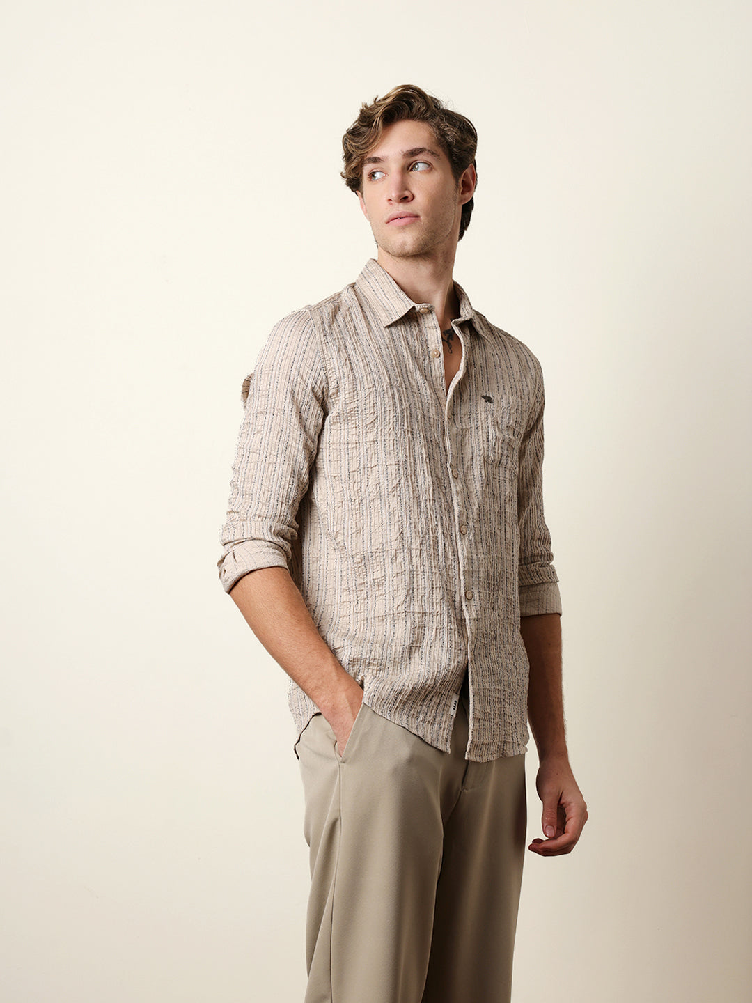 Men Long Sleeves Shirt