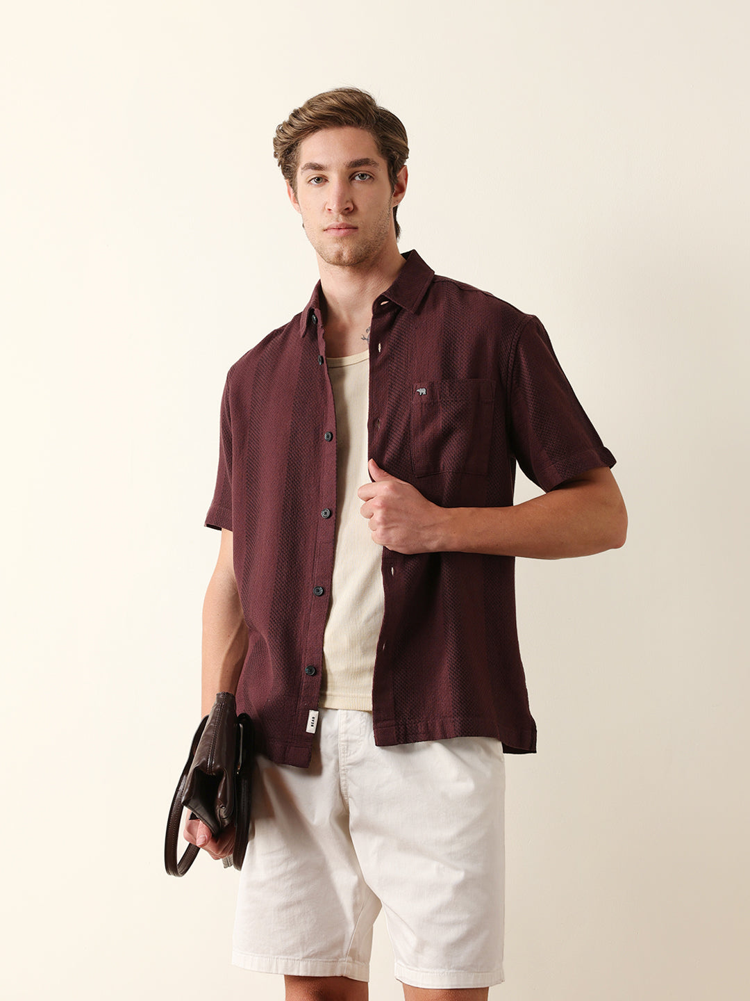 Men Short Sleeves Shirt