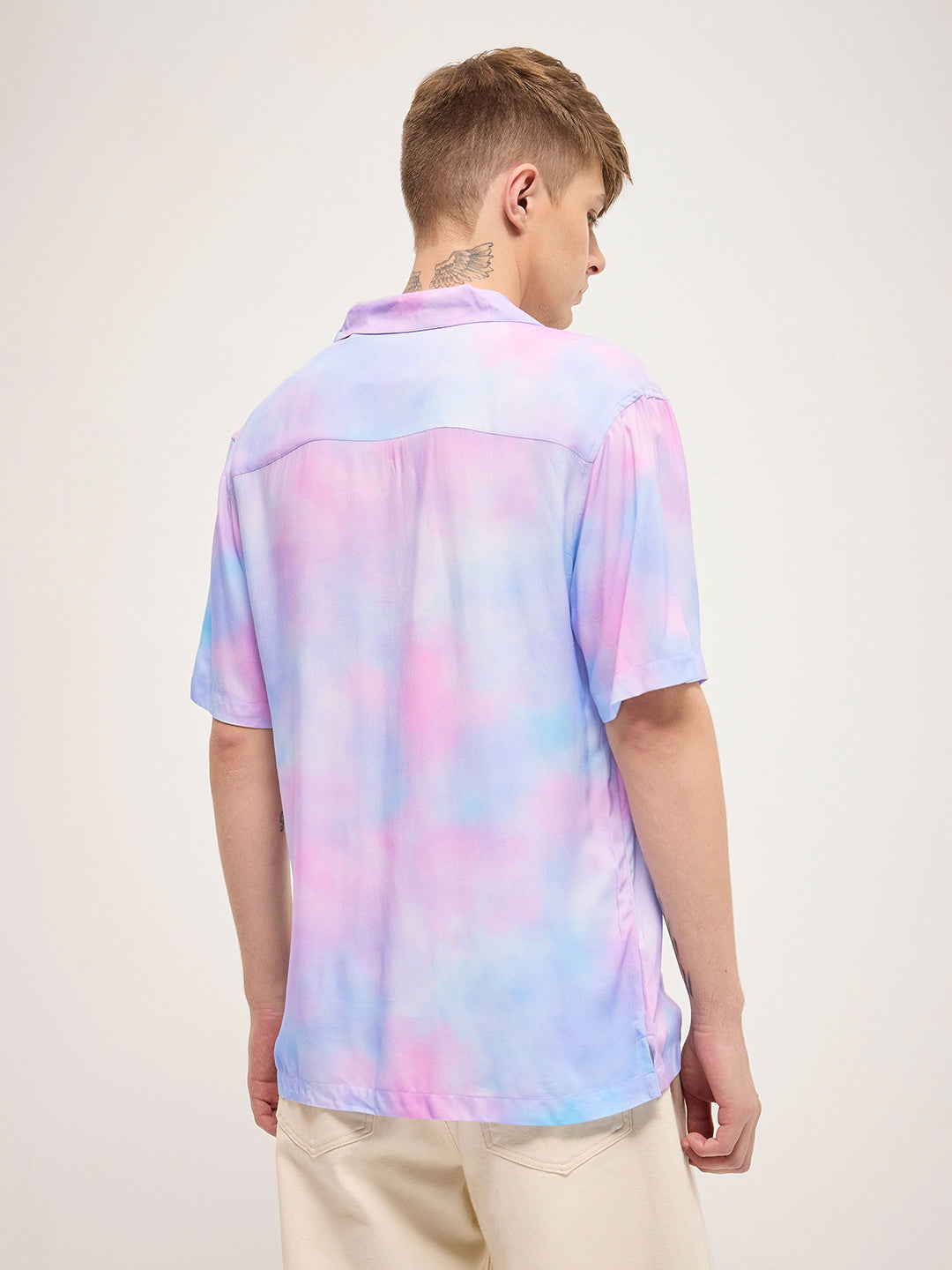 Men Multi-Color Tie-Dye Regular Fit Casual Shirt