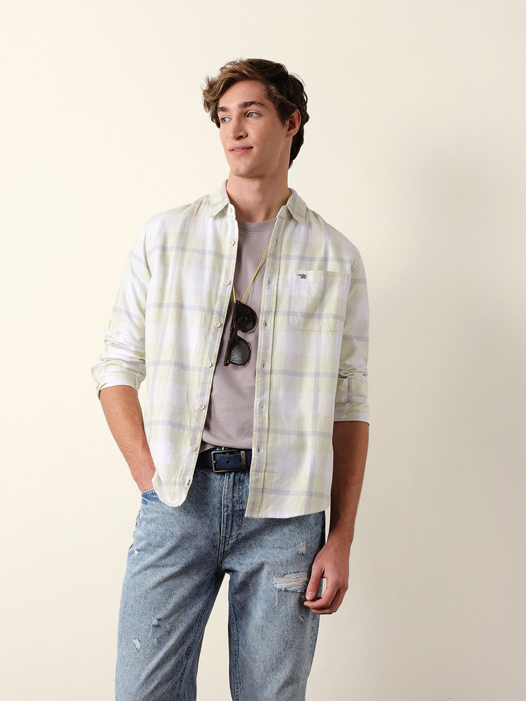 Men Long Sleeves Shirt