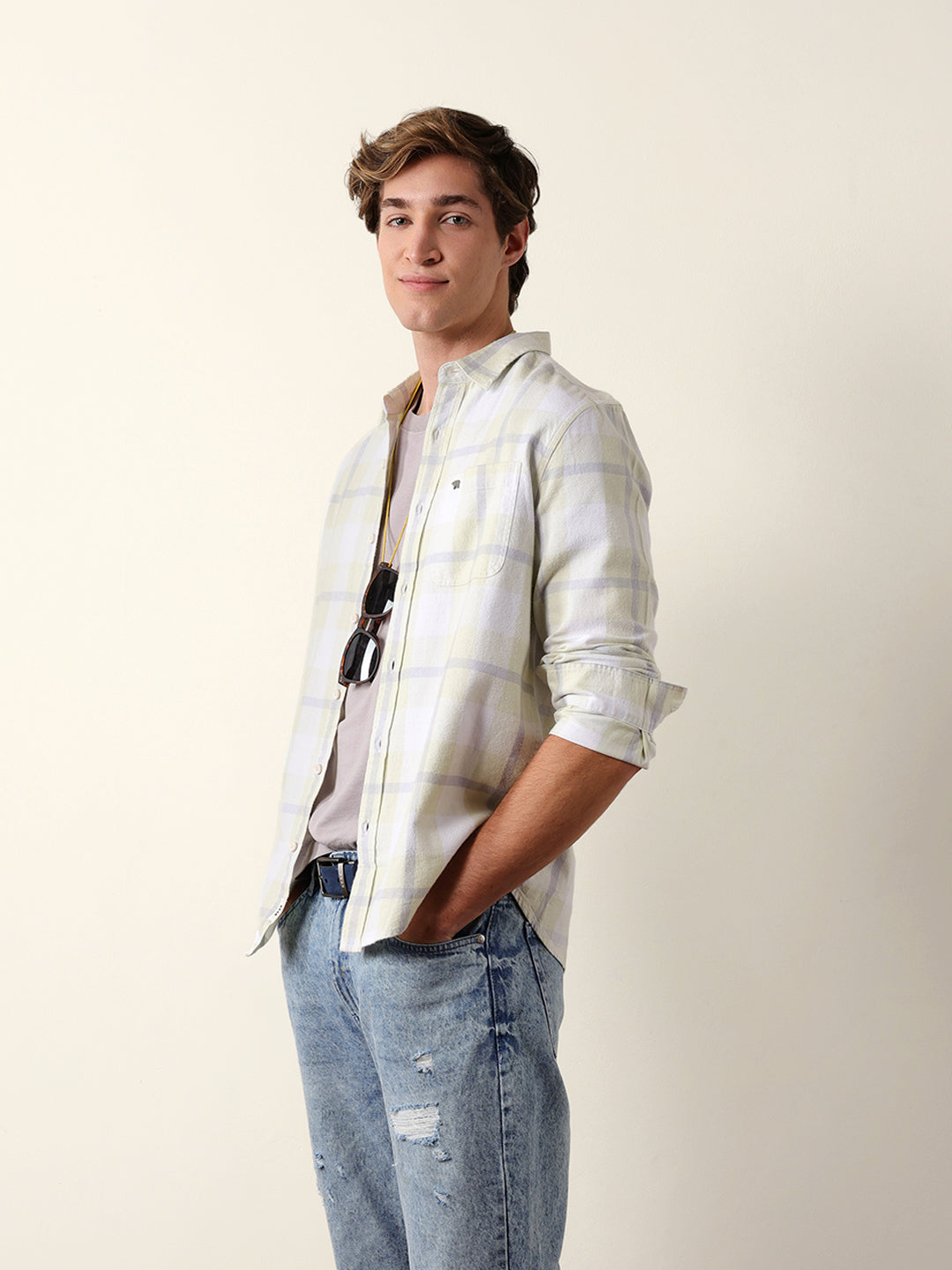 Men Long Sleeves Shirt