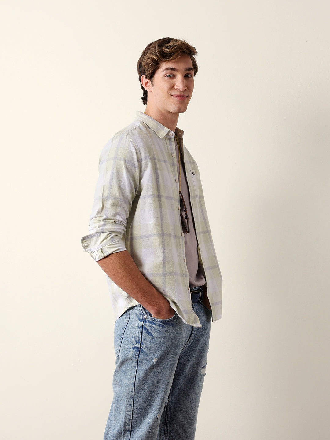 Men Long Sleeves Shirt