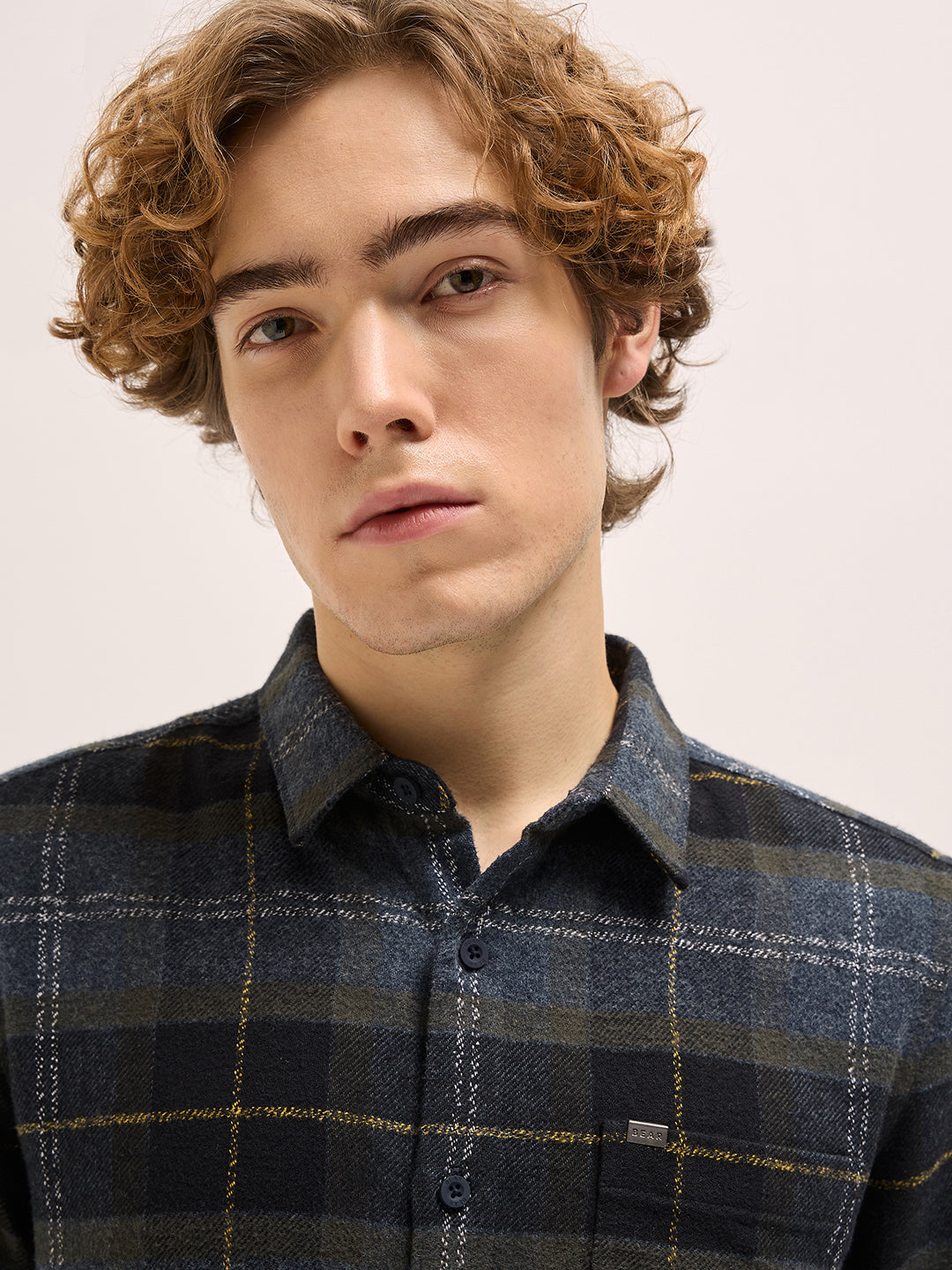 Men Multi-Color Checked Slim Fit Casual Shirt