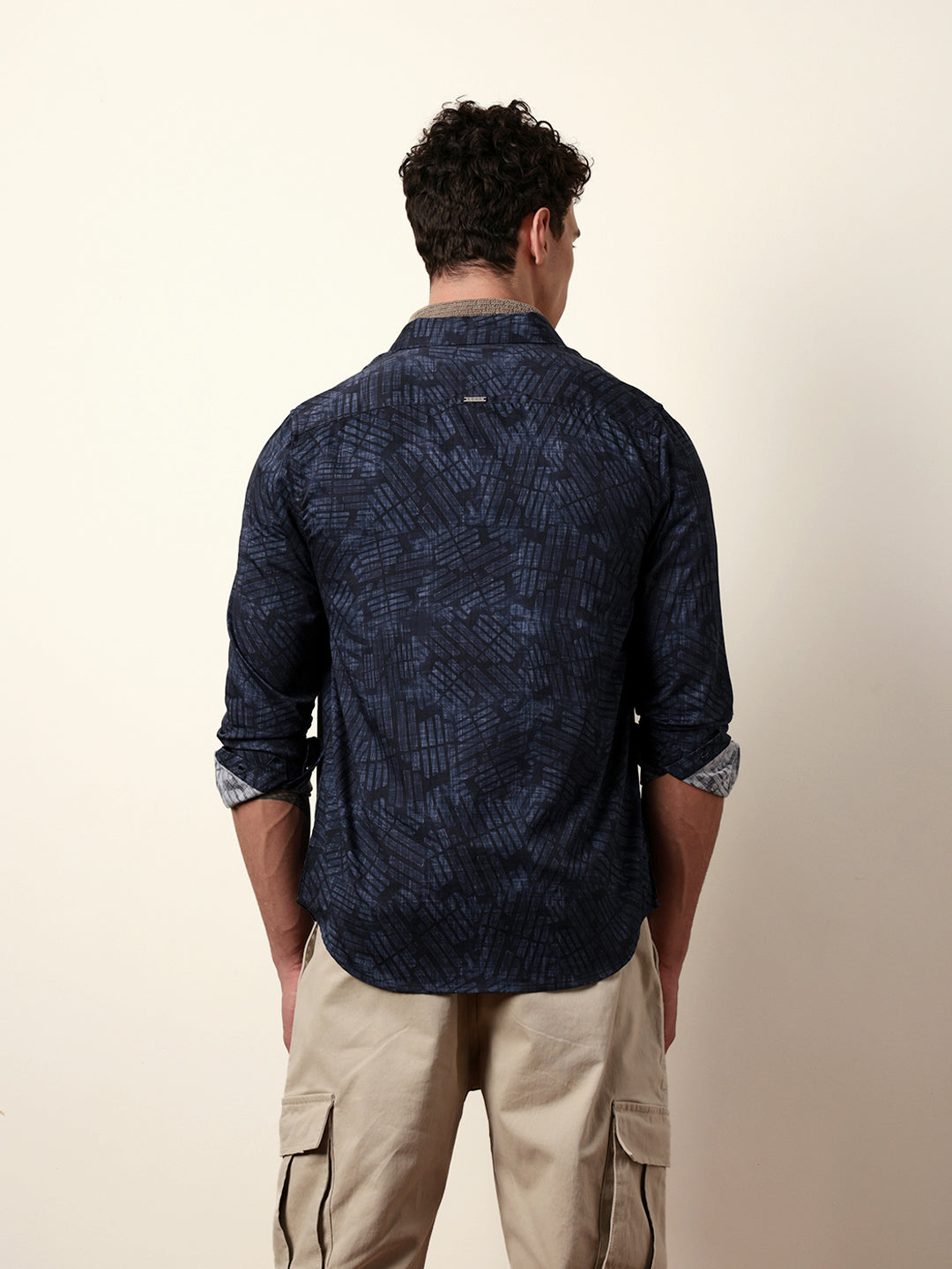 Men Printed Casual Full-Sleeve Shirt