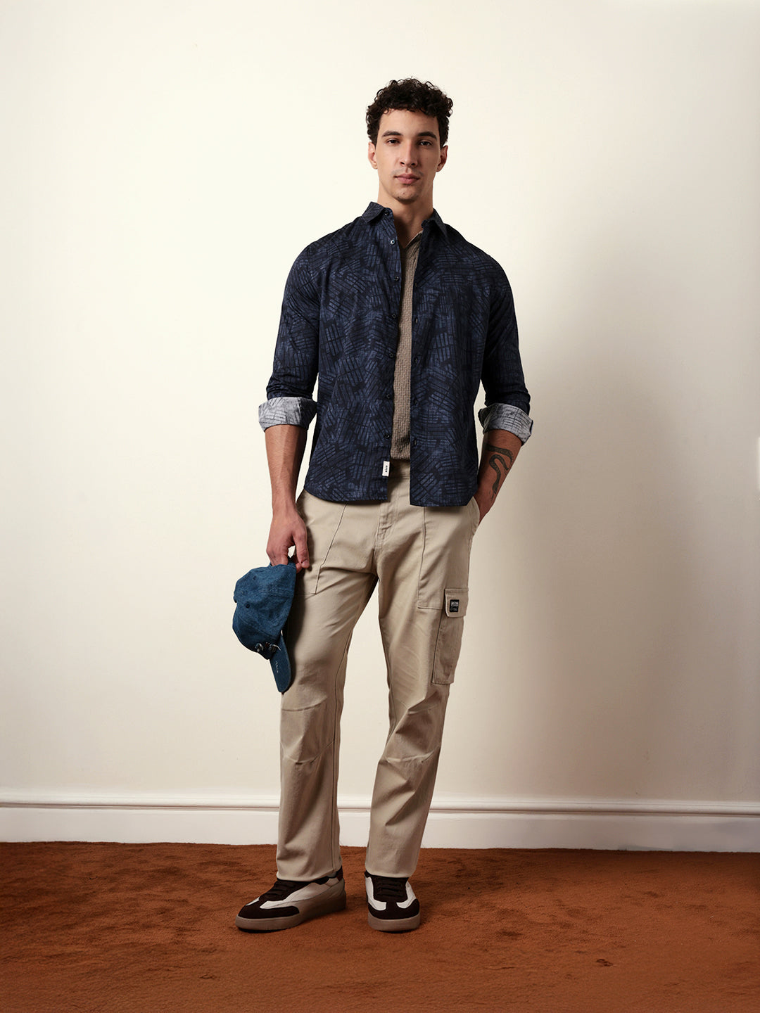 Men Printed Casual Full-Sleeve Shirt