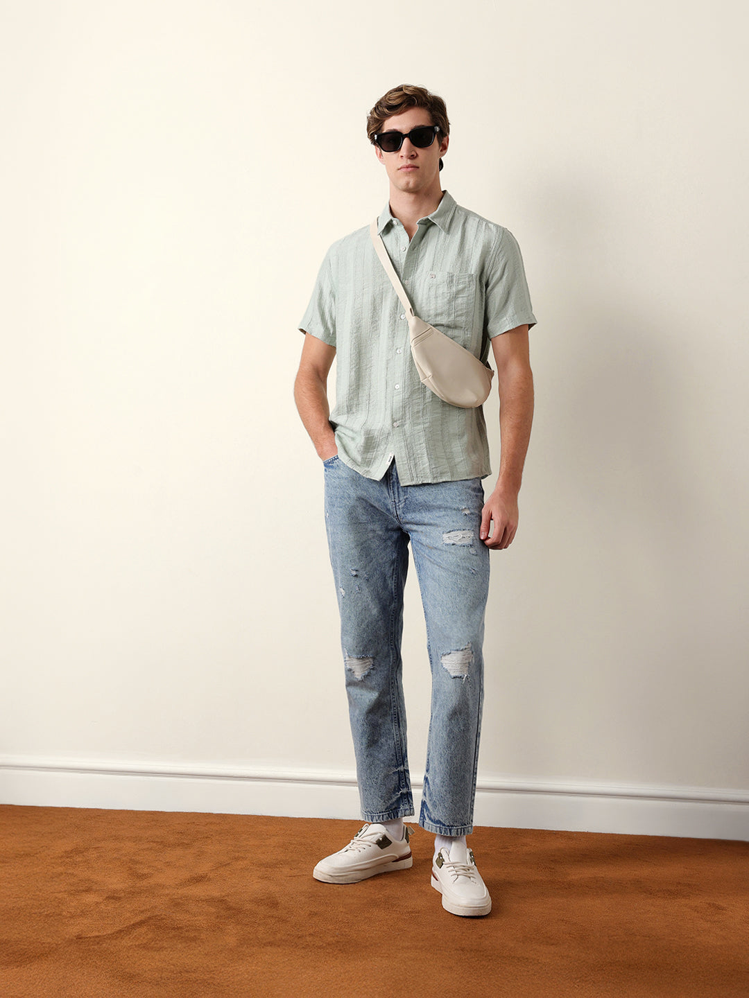 Men Shorts Sleeve Shirt