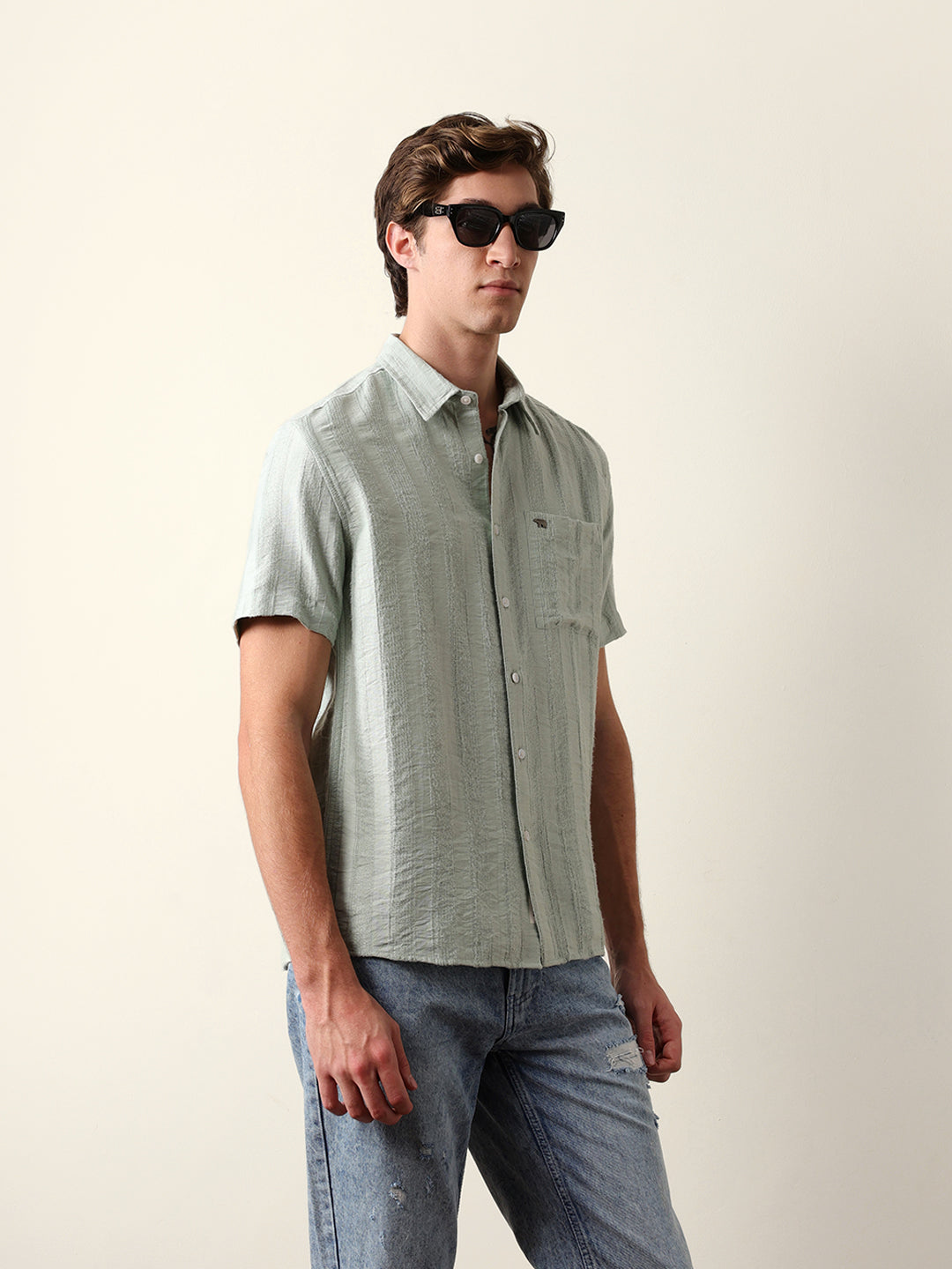 Men Shorts Sleeve Shirt