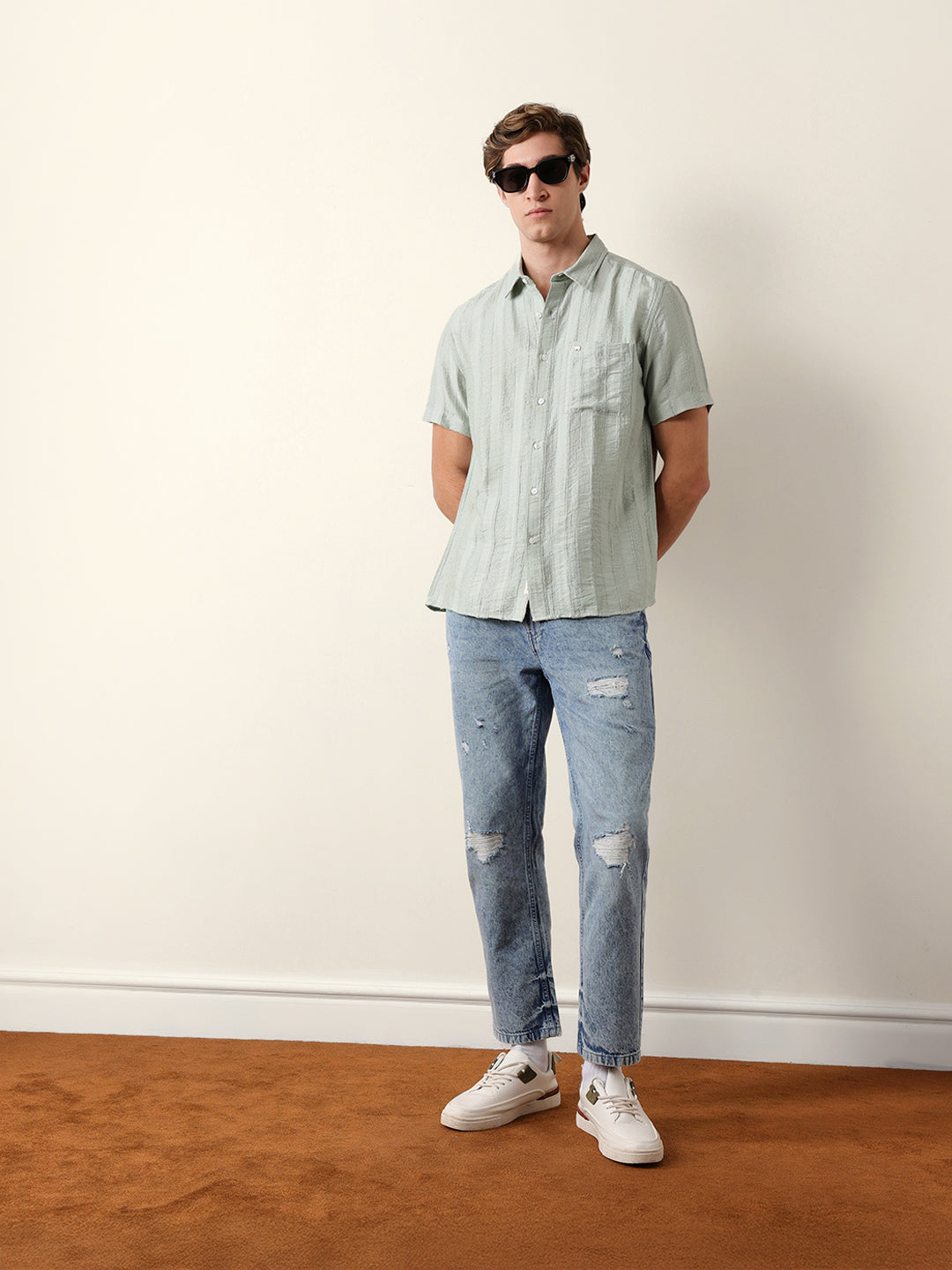 Men Shorts Sleeve Shirt