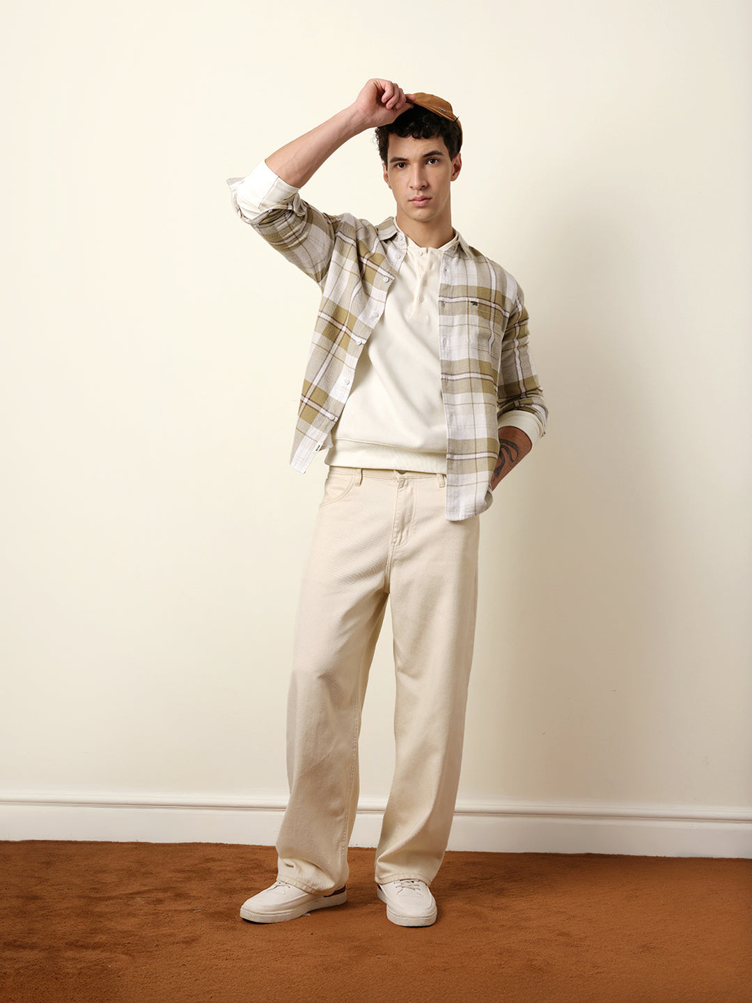 Men Striped Casual Full-Sleeve Shirt