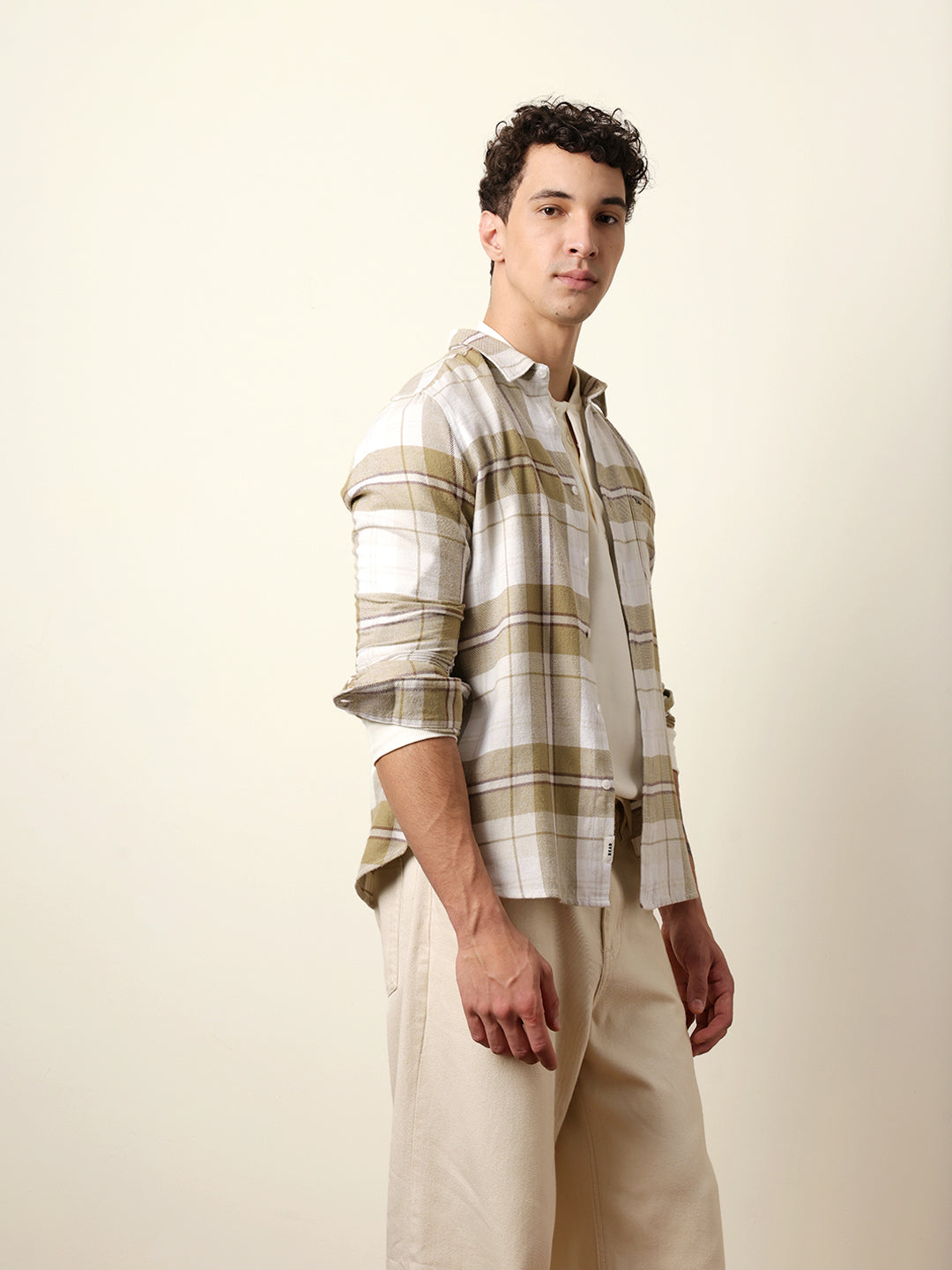 Men Striped Casual Full-Sleeve Shirt