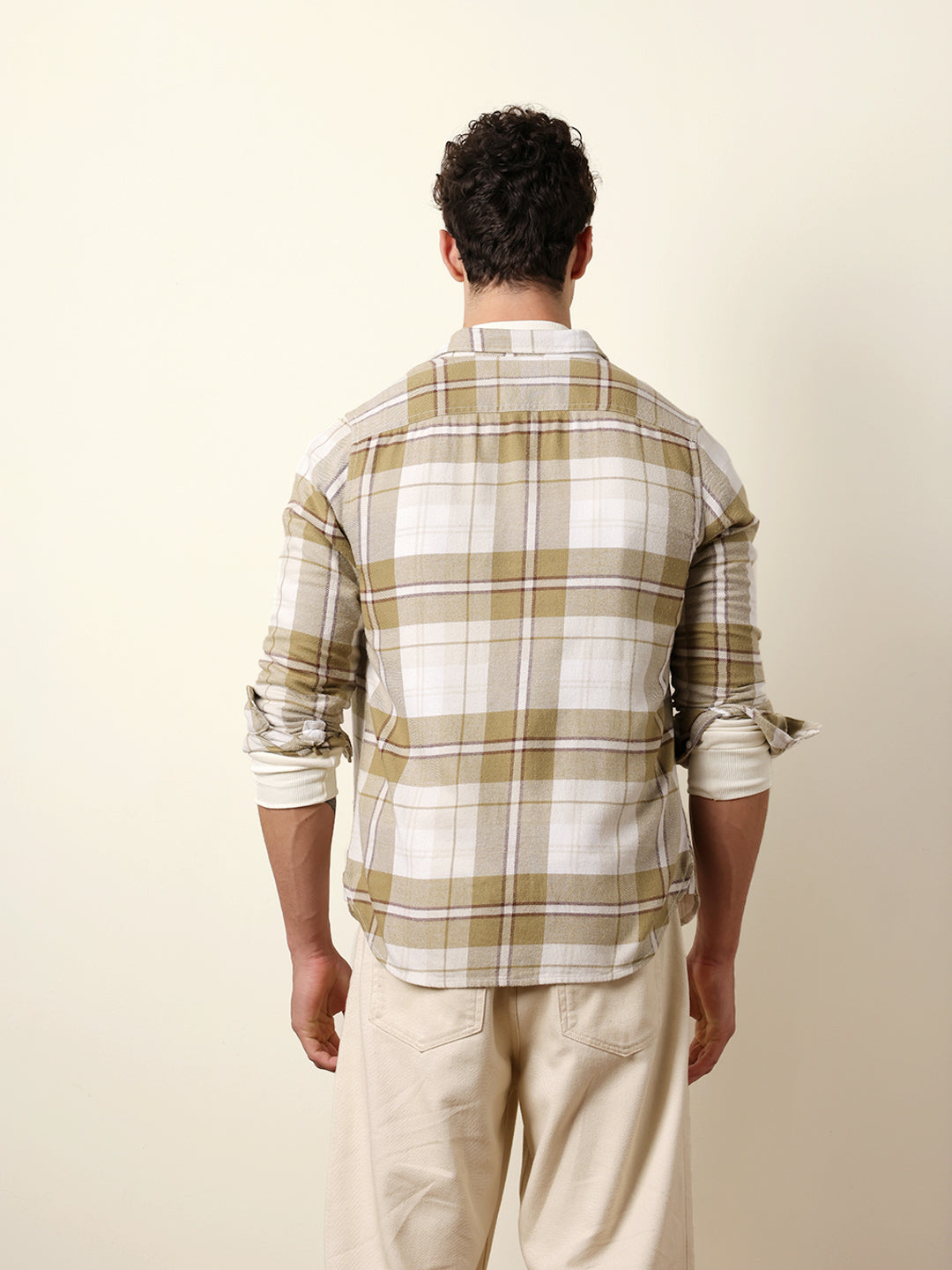 Men Striped Casual Full-Sleeve Shirt
