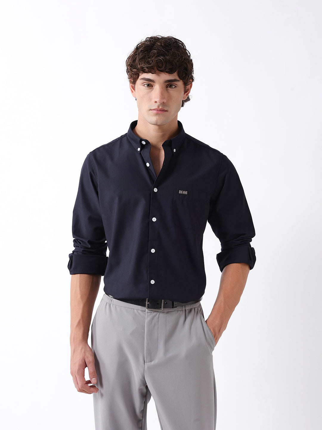 Men Blue Formal Shirt