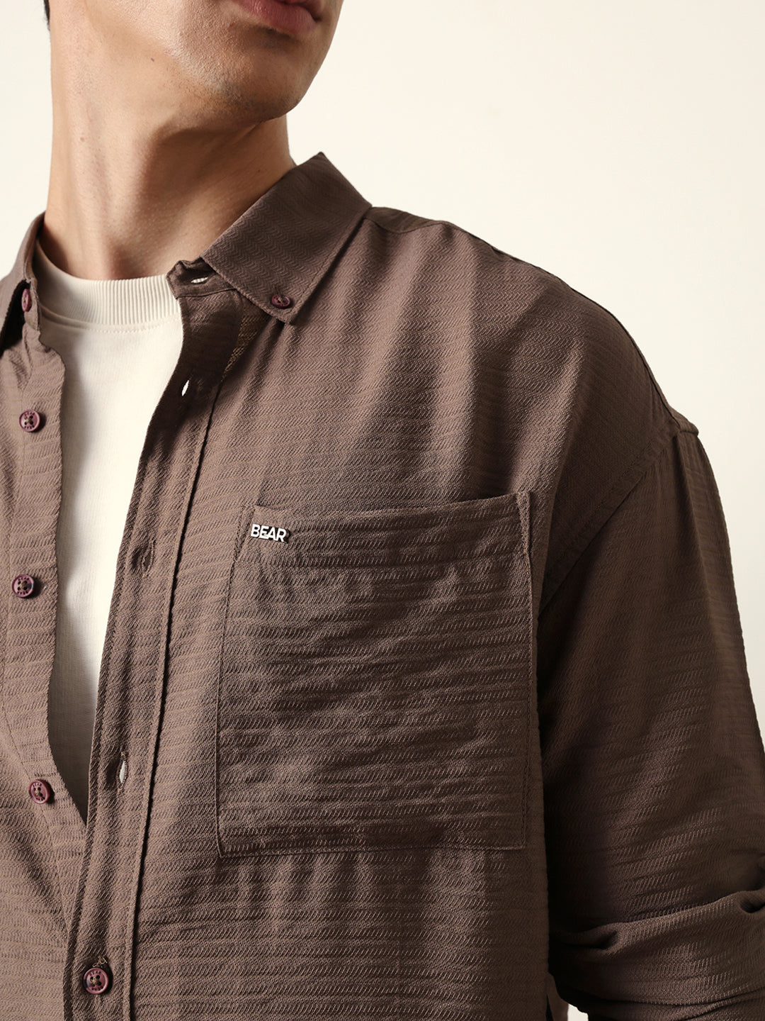 Men Modern Fit Casual Shirt