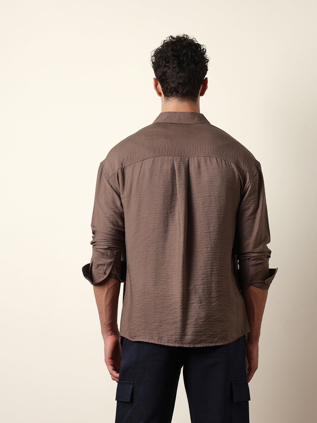 Men Modern Fit Casual Shirt