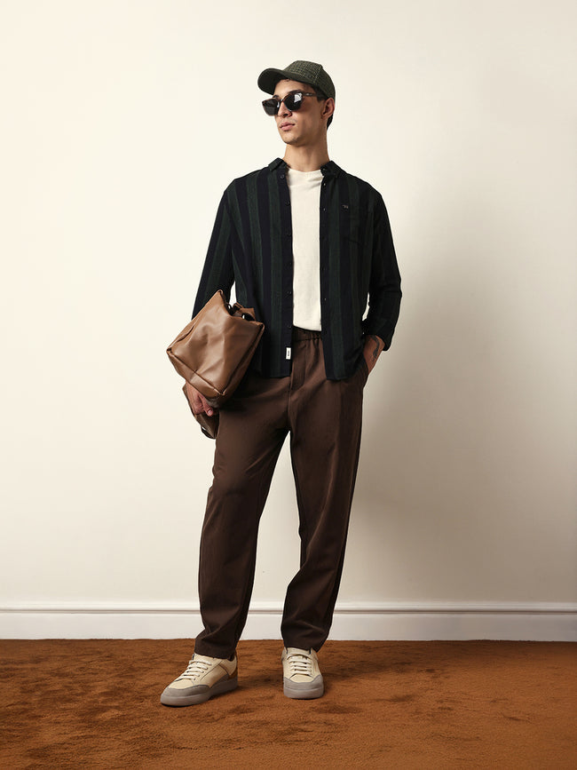 Men Modern Fit Casual Shirt